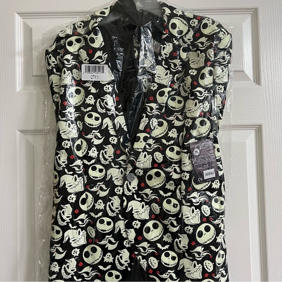 Disney The Nightmare Before Christmas Glow In The Dark Jacket Blazer Men's S/M - Picture 4 of 6